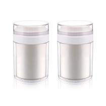 Frasco de bomba Airless USRommaner 100mL (pacote com 2) para creme Frasco de bomba Airless USRommaner 100mL (pacote com 2) para creme