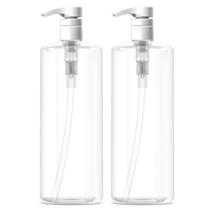 Frasco de bomba Bar5F 1L (pacote com 2) Crystal-Clear sem BPA Frasco de bomba Bar5F 1L (pacote com 2) Crystal-Clear sem BPA