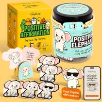 Frasco de cartões de afirmação diários Stofinity White Elephant