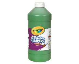 Frasco de compressão de 946 ml lavável de cor verde têmpera Paint Crayola