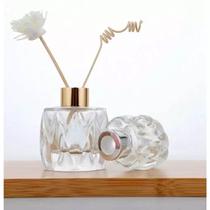 Frasco de Difusor de Vidro Cristal Oval 100ml - Elegância para Ambientes Aconchegantes