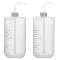 Frasco de lavagem química stonylab 1000mL LDPE, pacote com 2 unidades
