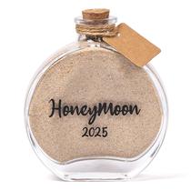 Frasco de lembrança de areia para lua de mel TUNGURIS 2025 de vidro 100mL Frasco de lembrança de areia para lua de mel TUNGURIS 2025 de vidro 100mL