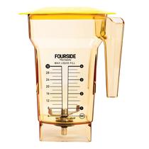 Frasco de liquidificador de reposição Blendtec FourSide 75 onças amarelo