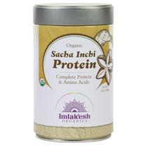 Frasco de metal de 340 ml de proteína em pó Imlakesh Organics Sacha Inchi
