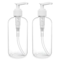 Frasco de plástico BRIGHTFROM com dispensador de bomba de 240 mL, pacote com 2