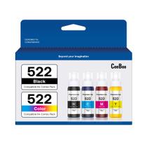 Frasco de recarga de tinta CEEBOO 522 de alta capacidade para Epson ET-2803 Frasco de recarga de tinta CEEBOO 522 de alta capacidade para Epson ET-2803