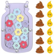 Frasco de recompensa Qunclay para crianças de 20x12x1,5 cm para treinar o penico