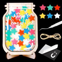 Frasco de recompensas vinatimes DIY Name 15 Tokens Star Magnetic 6x4
