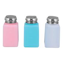 Frasco de remoção de unhas HEALLILY Empty Press 200 mL, 3 unidades