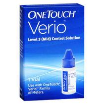 Frasco de solução de controle Onetouch Verio nível 3 (médio) 1 cada por Onetouch (pacote com 2)