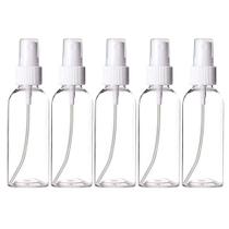 Frasco de spray Futural 100mL de plástico transparente recarregável (10 unidades)
