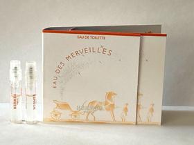 Frasco de spray Perfume Hermes Eau Des Merveilles EDT de 2 ml para mulheres