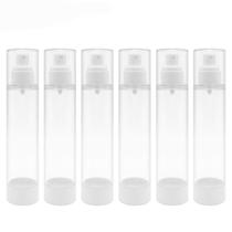 Frasco de spray TRENDBOX 120 ml recarregável Airless Travel, pacote com 6