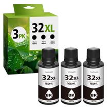 Frasco de tinta DEEIYUER 32XL preto 165 mL compatível com HP Smart Tank Frasco de tinta DEEIYUER 32XL preto 165 mL compatível com HP Smart Tank