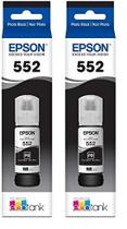 Frasco de tinta Epson Claria ET Premium T552120 Photo Black x2 Frasco de tinta Epson Claria ET Premium T552120 Photo Black x2