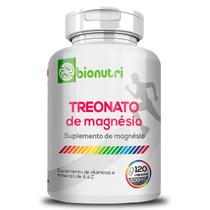 Frasco De Treonato de Magnésio 100% Puro Original 120 Cápsulas Bionutri