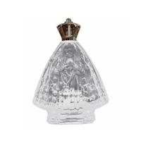 Frasco de Vidro 150ml Nossa Senhora Cristal com Tampa Coroa