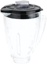 Frasco de vidro Blender Oster 1.4L, tampa, preto e transparente Frasco de vidro Blender Oster 1.4L, tampa, preto e transparente