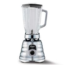 Frasco de vidro Blender Oster Original Cromo de 1,25 L de 3 velocidades