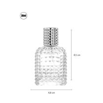 Frasco de Vidro c/ Spray e Tampa Abacaxi 30ml - Aster