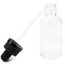 Frasco de Vidro Conta Gotas Transparente 30ml 20 Unidades