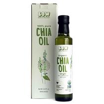 Frasco de vidro de 250 ml de óleo de semente de chia SOW Seeds of Wellness Frasco de vidro de 250 ml de óleo de semente de chia SOW Seeds of Wellness