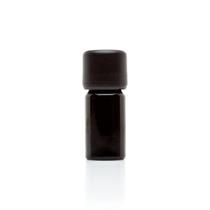 Frasco de vidro Infinity Jars de 5 mL com tampa conta-gotas Euro preta