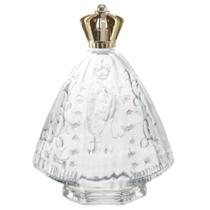Frasco de vidro Nossa Senhora Aparecida com tampa dourada 140 ml - FREECOM