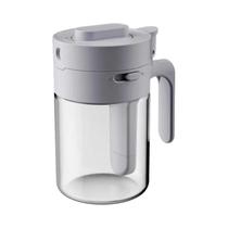 Frasco De Vidro Para Temperos De Cozinha Com Colher Separadora, Recipiente De Sal À Prova De