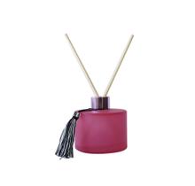 Frasco difusor de vidro redondo com pendente decorativo 180ml