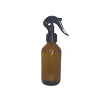 FRASCO EM VIDRO AMBAR COM VALVULA MINI GATILHO spray 200ML