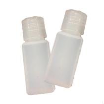 Frasco Flaconete com Tampa de Rosca Quadrado de 5ml - 100 Unidades