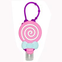 Frasco Flip Top Para Viagem Revestido De Silicone Rosa 30Ml Frasco Flip Top Para Viagem Revestido De Silicone Rosa 30Ml