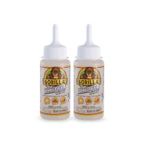 Frasco Glue Gorilla Clear de 110 ml (pacote com 2) multiuso Frasco Glue Gorilla Clear de 110 ml (pacote com 2) multiuso