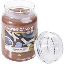 Frasco grande perfumado Yankee Candle Seaside Woods de 22 on