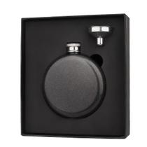 Frasco Hip Flask Rainbow Black de aço inoxidável 150 ml com funil Frasco Hip Flask Rainbow Black de aço inoxidável 150 ml com funil