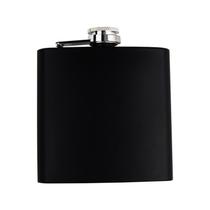 Frasco Hip Flask Wokex pequeno portátil de aço inoxidável 500mL preto