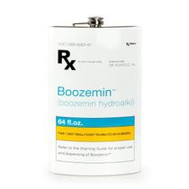 Frasco Just Funky RX Boozemin 1,9L em aço inoxidável
