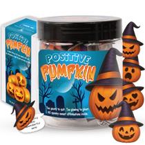 Frasco KATINAT Positive Pumpkin com 60 cartões de afirmação Frasco KATINAT Positive Pumpkin com 60 cartões de afirmação