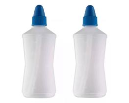 Frasco Limpador Nariz Lavador Para Lavagem Nasal 250ml Kit C/2 Frasco Limpador Nariz Lavador Para Lavagem Nasal 250ml Kit C/2