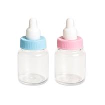 Frasco Mamadeira Lembrancinha Plástico 50ml - 10 unidades