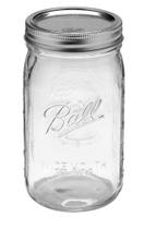 Frasco para Alimentos de Vidrio Ball de 950 ml con Boca Ancha Frasco para Alimentos de Vidrio Ball de 950 ml con Boca Ancha
