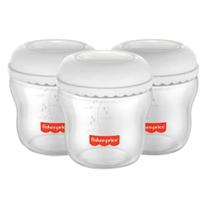 Frasco para Armazenar Leite Fisher Price Mom's Essentials 3 Unidades 150ml cada Frasco para Armazenar Leite Fisher Price Mom's Essentials 3 Unidades 150ml cada