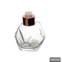 Frasco Para Difusor de Vidro 100ml com Tampa Color - Tudo em Caixa