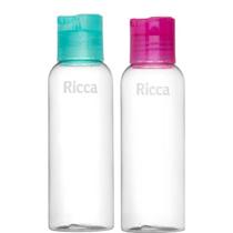 Frasco Para Viagem 100Ml Disk Top Ricca 3296