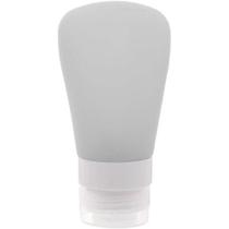 Frasco Para Viagem de Silicone 60 ml Cinza - Quanhe Frasco Para Viagem de Silicone 60 ml Cinza - Quanhe