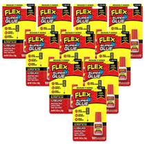 Frasco pincelável Super Glue Flex Liquid de 10 g, pacote com 10 unidades, transparente