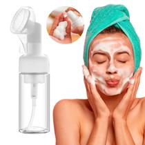 Frasco Pump Espuma Limpeza Facial Skin Care Escova Silicone 120ml - MLS