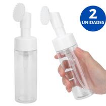 Frasco Pump Espuma Para Skin Care Kit Com 2 Unidades Escova De Silicone Frasco Pump Espuma Para Skin Care Kit Com 2 Unidades Escova De Silicone